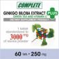 Екстракт от Гинко Билоба Плюс+ Complete Pharma 250 мг - 49810