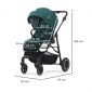 Бебешка количка KinderKraft ALL ROAD, NATURE VIBES - 400740