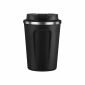 Двустенна термо чаша с вакуумна изолация Asobu Cafe Compact 380 мл - цвят черен - 163457