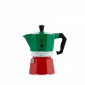 Кафеварка Bialetti Moka Express Tricolore 3 чаши - 540132