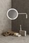Увеличително огледало за стенен монтаж с LED светлина Blomus Modo - бял - 552389
