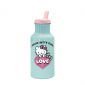 Детска бутилка с дръжка и сламка Nerthus Hello Kitty - 500 мл - 485118