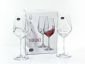 Kомплект 2 бр. чаши от кристалин за червено вино Bohemia Crystalex Turbulence 350 мл - 61796