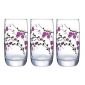 Комплект от 3 броя чаши за вода Luminarc Kashima Purple 330 мл - 127965