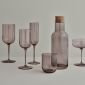 Комплект от 4 броя чаши за шампанско Blomus Fuum цвят опушено бежово - 322640