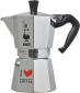 Кафеварка Bialetti "I Love Coffee" Moka Express Silver 6 чаши - сива - 569539
