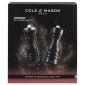 Комплект мелнички за сол и пипер Cole & Mason London - 18 см, черен гланц - 588747