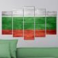 Декоративeн панел за стена с Българското знаме Vivid Home - 58647