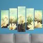 Декоративен панел за стена с флорална импресия в бяло Vivid Home - 59824