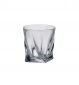 Комплект от 6 бр. чаши от кристално стъкло за уиски Bohemia Crystalite Quadro 340 мл - 56042
