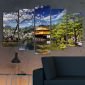 Декоративeн панел за стена с традиционен японски пейзаж Vivid Home - 59570
