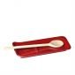 Керамична поставка за лъжица за готвене Emile Henry Spoon Rest  - цвят червен - 241162