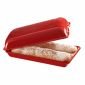 Керамична форма за печене на хляб/чабата Emile Henry Ciabatta Baker 39 х 23 см - цвят червен - 226643