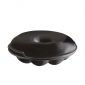 Керамична кръгла форма за печене на питки Emile Henry Crown Baker 30,5 см - цвят черен - 177227