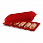 Керамична форма за печене на мини багети Emile Henry Mini - Baguette Baker - цвят червен - 217150
