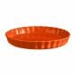 Керамична форма за тарт Emile Henry Tart Dish - Ø 29,5 см, оранжева - 553467