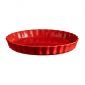 Керамична форма за тарт Emile Henry Tart Dish 29,5 см  - цвят червен - 241117