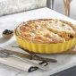 Керамична форма за тарт Emile Henry Deep Tart Dish - бялa,  Ø 32 см - 590631