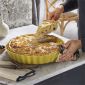 Керамична форма за тарт Emile Henry Deep Tart Dish - бялa,  Ø 32 см - 590630