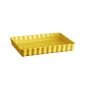 Керамична провоъгълна форма за тарт Emile Henry Deep Rectangular Tart Dish 33,5/24 - цвят жълт - 177215