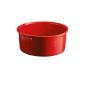 Керамична купа за суфле Emile Henry Souffle Baking Dish 23 см - цвят червен - 178080