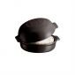Керамична форма за печене с капак Emile Henry Cheese Baker 19 см - цвят черен - 181541