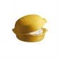 Керамична форма за печене с капак Emile Henry Cheese Baker 19 см - цвят жълт - 181553