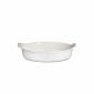 Керамична овална форма за печене Emile Henry Oval Dish For 2 -18 х 27см - цвят бяло и екрю - 240718