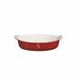 Керамична овална форма за печене Emile Henry Oval Dish For 2, 18 х 27 см - цвят бяло и червено - 219050