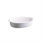Керамична овална форма за печене Emile Henry Small Oval Oven Dish 27,5/17,5 см - цвят бял - 177963