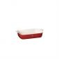 Правоъгълна форма за печене Emile Henry Rectangular Dish 14 х 20 см - цвят бяло и червено - 219062