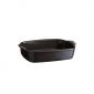 Керамична правоъгълна форма за печене Emile Henry Small Rectangular Oven Dish - 30/19 см - цвят черен - 178020