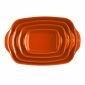 Керамична тава Emile Henry Rectangular Oven Dish - 36,5 х 23,5 см, оранжева - 553509