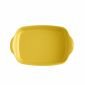 Керамична тава Emile Henry Rectangular Oven Dish 36,5 х 23,5 см - цвят жълт - 242139