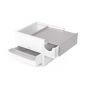 Кутия за бижута и аксесоари Umbra Mini Stowit - цвят бял/никел - 227160