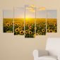 Декоративeн панел за стена със слънчогледи Vivid Home - 58203