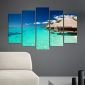 Декоративeн панел за стена с екзотичен морски изглед Vivid Home - 59051