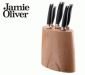 Комплект кухненски ножове и дървен блок Jamie Oliver - 23443