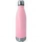 Туристическа бутилка Nerthus 750 мл - цвят розов/инокс  - 183482