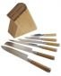 Комплект кухненски ножове и дървен блок Fissler Nippon 6 части - 19087