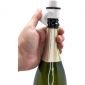 Тапа за шампанско с помпа Vin Bouquet  - 2 в 1, бяла - 574961