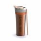 Двустенна термо чаша Asobu Fresh N Go с вакуумна изолация и система Air Pump 500 мл - цвят оранжев - 163526