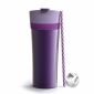 Двустенна термо чаша с вакуумна изолация и система AIR PUMP Asobu Fresh N Go 500 мл - цвят лилав - 167038