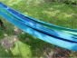 Градински хамак 200 х 80 см, до 150 кг - синьо / зелен - 592763