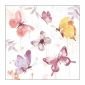 Салфетки Ambiente Butterfly collection rose, 20 броя - 578767
