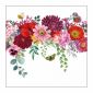 Салфетки Ambiente Flower border white, 20 броя - 578940