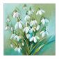 Салфетки Ambiente Snowdrops in winter, 20 броя - 578950