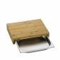 Бамбукова дъска за рязане със стоманен контейнер Kela Kenina 27/36 см - 555765