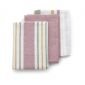 Комплект от 3 броя домакински кърпи за съдове Kela Pasado - 65х45 см, пастелено розови - 554247