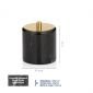 Кутия за козметични тампони или аксесоари Kela Liron - черен мрамор - 587863